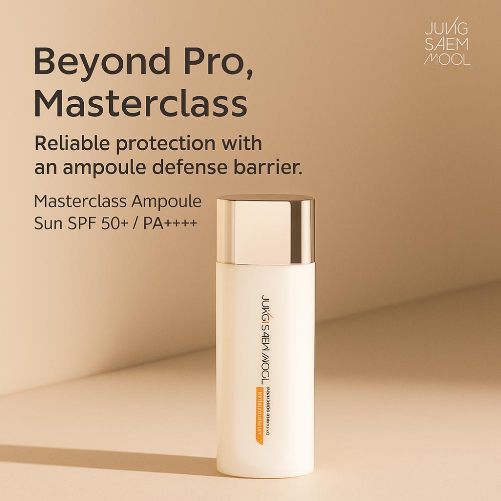 JUNG SAEM MOOL Masterclass Ampoule Sun (50ml) – SPF50+ PA++++ Ultimate UV & Environmental Defense
