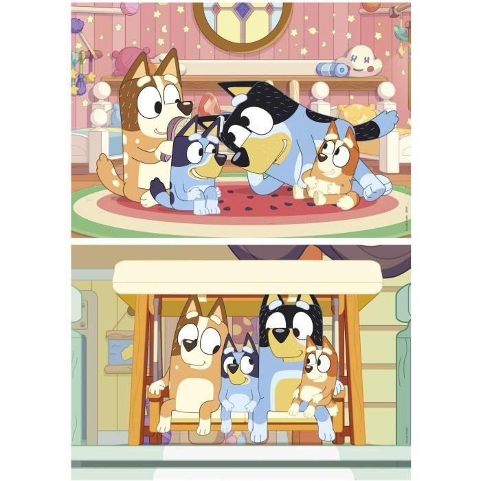 Puzzle - EDUCA - Bluey - 2 X 16 Pieces - Multicolored - For Children from 3 Years Old