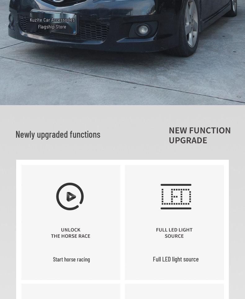 Mazda 6 LED Headlight Assembly: 2003-2015 with Sequential Turn Signals and DRL