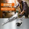 65mm Natural Slotted Butterfly Hole Socket Wrench Hexagonal Handle Electric Screwdriver Wing Nut Socket Tool