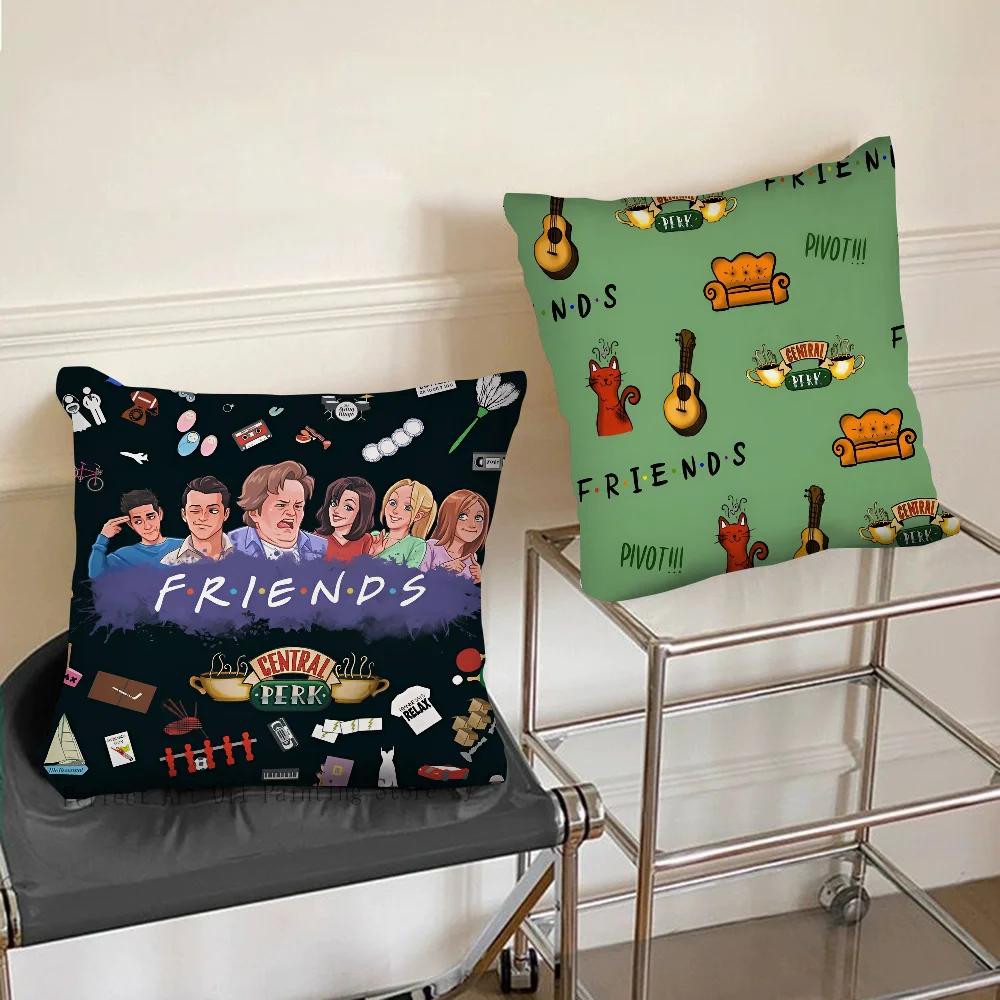 1Pc Classic Tv Series Friends Pillow Case Square Pillow Cushion Cover Bedroom Sofa Room Decoration Casual Pillow Cover