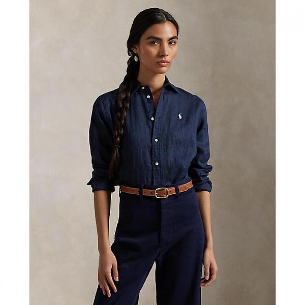 

Polo Ralph Lauren Women S claSSic Fit Linen Shirt wmpoShtndo20763410 XS