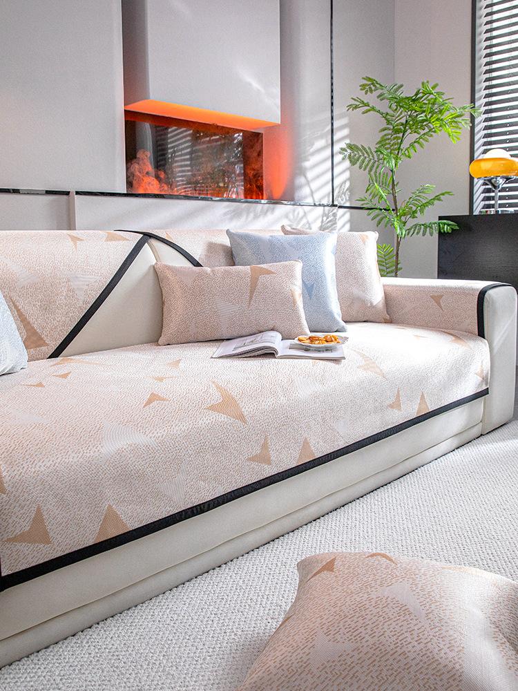 

Летний чехол для дивана Cool Feeling, ледяной шелк, холодное полотенце для дивана, нескользящий секционный чехол для дивана, защита для мебели для гостиной 70x70cm