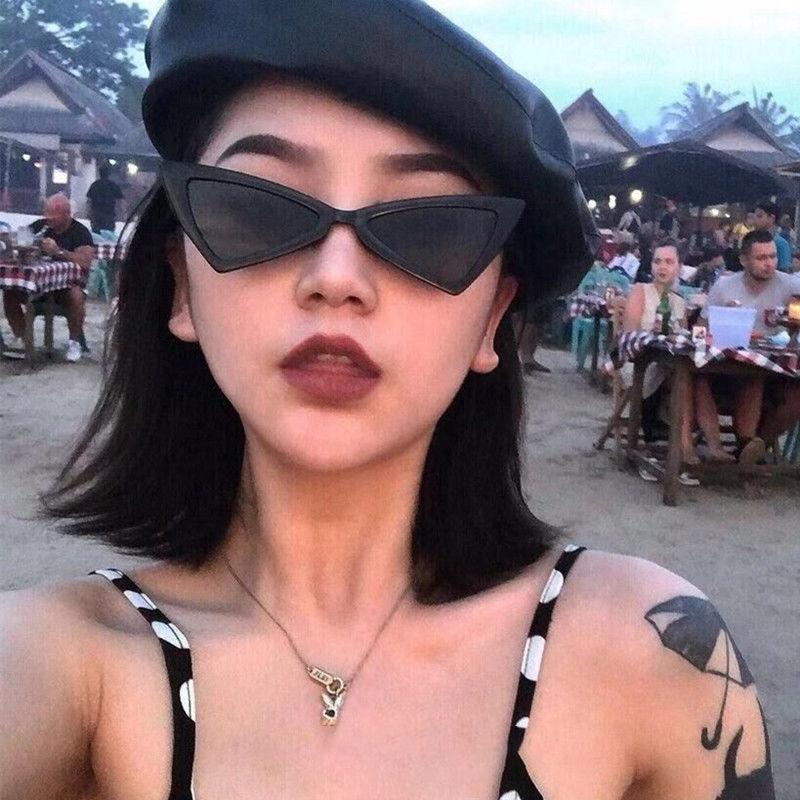 New Personalized Irregular Triangle Shaped Sunglasses For Men And Women Fashion Retro Eyeglasses Party Dance Party Eyewear