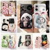 Für Realme C67 4G Hülle RMX3890 Niedliche Panda Cartoon Hülle Anti-Drop Handyhülle Für Realme C67 RealmeC67 4G Rückseitenhüllen Weiche Fundas