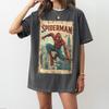 Spiderunisex Brand New Day 2026 New Mcu Film Tee Forgotten Hero New York City Retro Comic Oversized Comfort Color Casual Couple