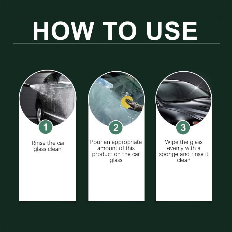 Oil Removal Stain Removal Waterproofing Car Window Rainproof Cleaning Agent Car Glass Degreasing Paste Car Windshield Cleaning