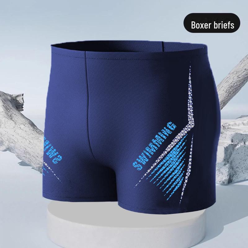 Men's Quick-Dry Nylon Swim Trunks - Simple Fashion Hot Spring Swimwear