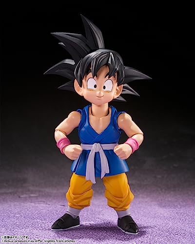 TAMASHII NATIONS SHFiguarts Dragon Ball GT Son Goku -GT- Aprox.. Figura móvel pintada em ABS e PVC de 80 mm