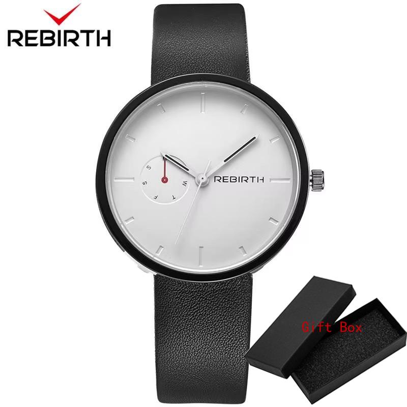Wiedergeburt Beliebte Herren Damen Uhren Liebhaber Freizeit Herren Damen Top Marke Luxus Quarz Lederarmband Uhr Männliche Armbanduhr