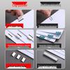 Push Clip Folder: Stationery Test Paper, Student Clip, Office File Binder, Book Fixer.