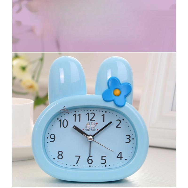 Creative Cartoon Animal Alarm Clock Simple Fashion Colorful Children's Gift Mute Alarm Clock