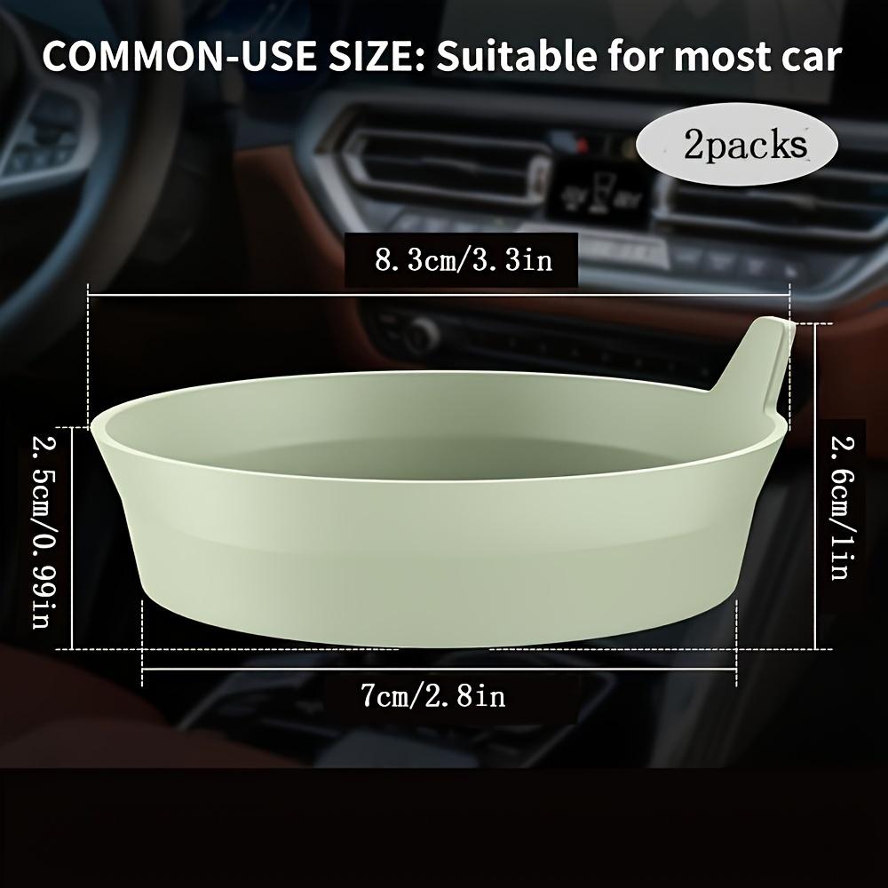 Coaster Waterproof and Non-slip Cup Holder Splash-proof Bracket Car Interior Accessories 2/4pcs Multicolor