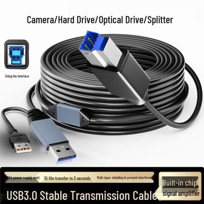 Cavo Dati USB 3.0 A Maschio a B Maschio con Amplificatore di Segnale