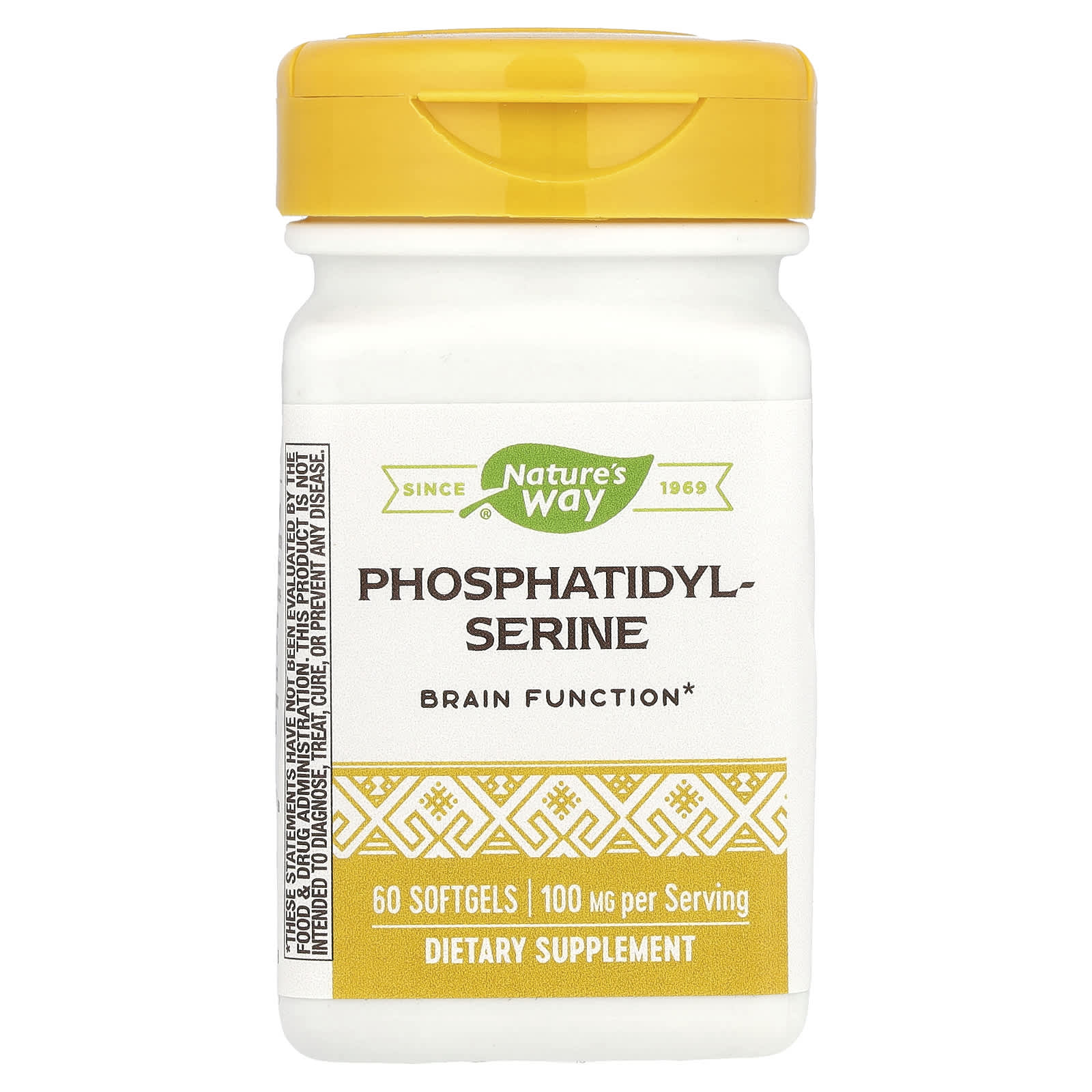

Nature S Way, Phosphatidylserine, 100Mg, 60 Softgels