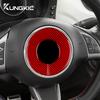 Für Fiat 500 Abarth 595 2012 2013 2014 2015 2016 2017 2018      Auto Lenkrad Echte Weiche Kohlefaser Aufkleber