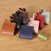 New PU Leather Dog Poop Bag Holder Retro Style Durable Waste Bag Dispenser Waterproof Garbage Bag Holder for Dog Walking
