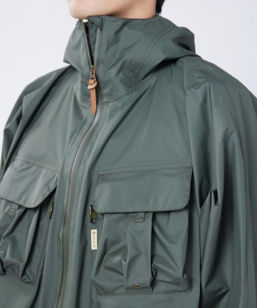 Snow Peak Wide Rain Poncho Outer Jacket Poncho S OLIVE SPTL-JK-26SU903 Men's Women's