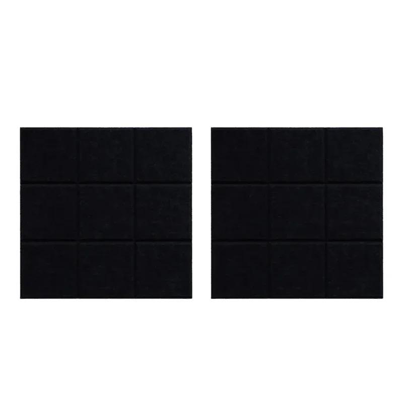 1/2/4PCS Nine Grid Felt Message Board Wall Mounted Bulletin Board for Office Decoration Notepad Holder Home Photo Display Use