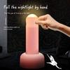 Creative LED Night Light Hand-pull Table Lamp for Adults Teens Babies Penis Shaped Bedside Lamp Night Light for Dorm Living Room