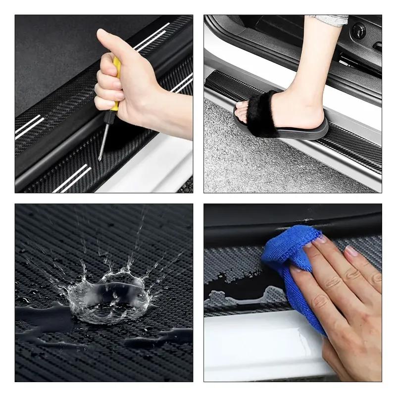Car Door Sill Scratch Sticker Protector Threshold Decal Accessories For BMW X5 E53 E70 F15 G07 X1 F48 X3 F25 X6 E71 X2 F39 X4 X7