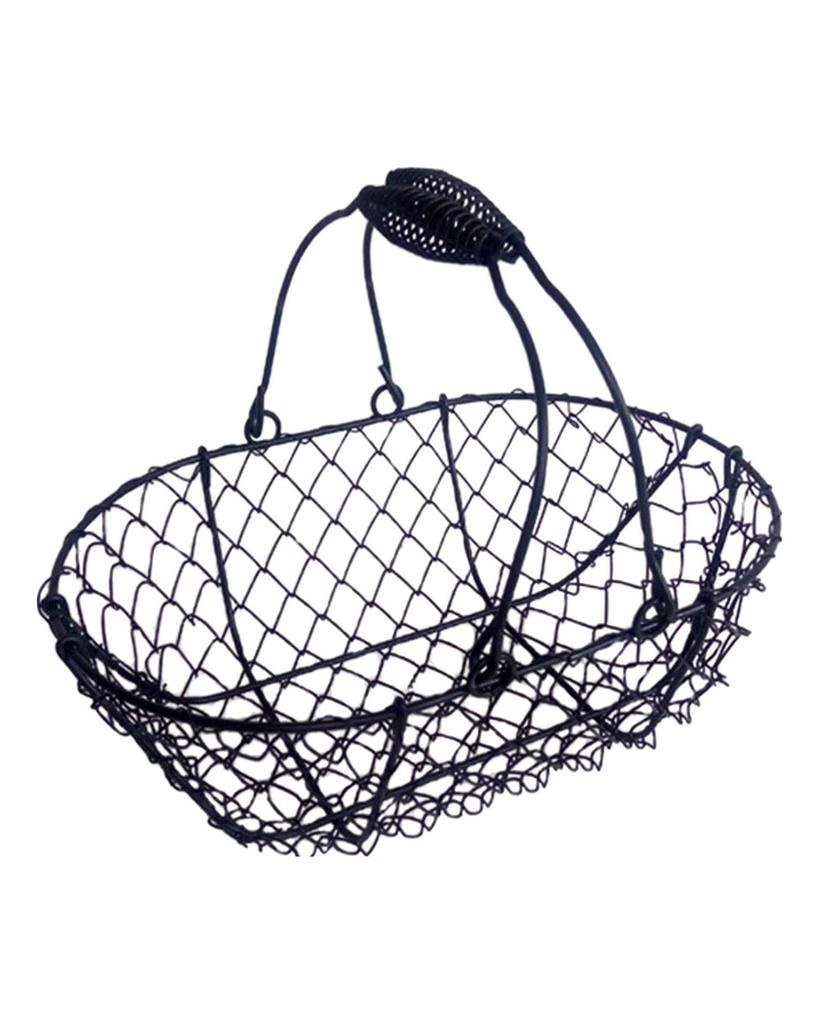 Fruit Basket Vegetable Storage Iron Table Centerpiece Home Decor Holder Stand Bread