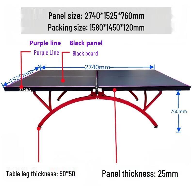 Foldable Indoor Competition Table Tennis Table