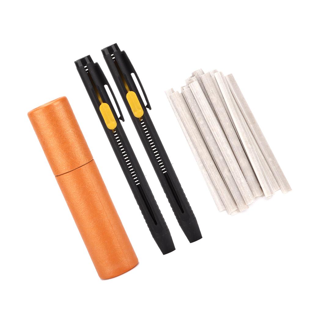 Tailors Chalk Pen Clear Ergonomic Low Wear Rate Adjustable Marking Chalk for Cotton Knit Suede