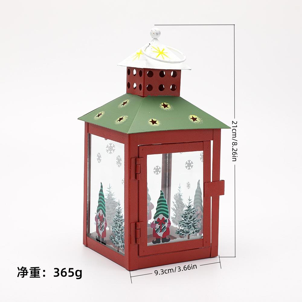 Christmas Candle Holder Creative Wind Light Candle Shades Candle Chandeliers Decorative Atmosphere Dress Up Lighting Scene