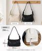 Shoulder with Wide Easy To Textured White [Chunachi] 2-Way Bag/Handbag Strap, Lightweight, Small, Mini, Cute, White, Clean, Adorable, Sophisticated,