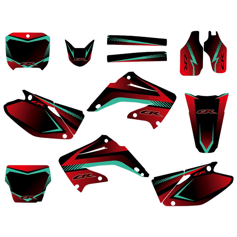 Set di Decalcomanie per Moto da Cross Honda CR125/CR250 (2002-2012)