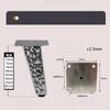 Metal Adjustable Furniture Cabinet Legs Water Ripple Stainless Steel Bathroom Cabinet Legs TV Cabinet Sofa Height Support Feet