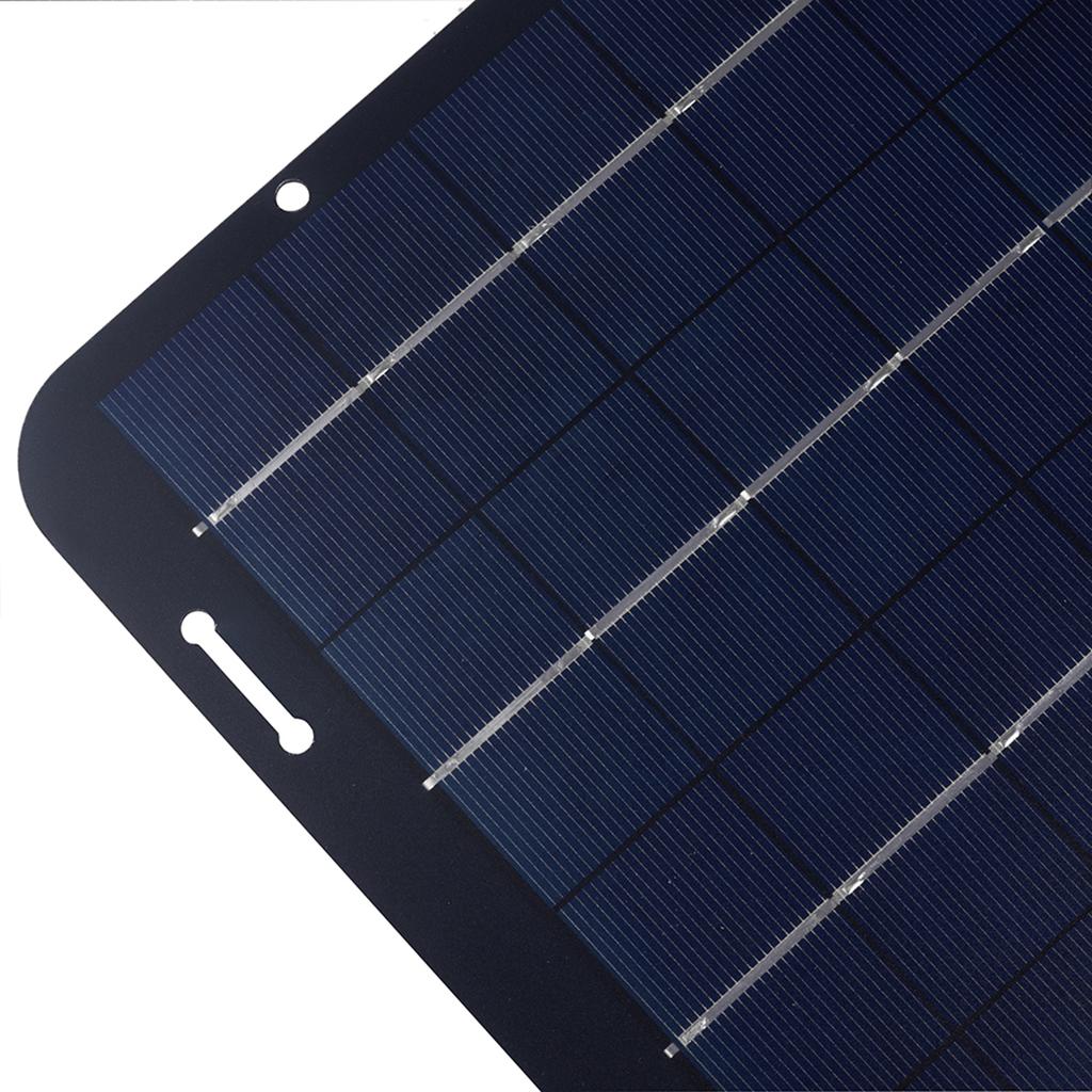 10W 18V Solar Battery Charger Maintainer, Portable Waterproof Solar Panel Charging Kit for RV Camper Tractor Boat