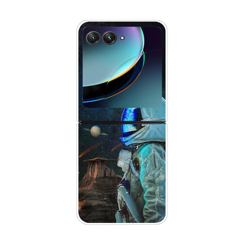 Dla Motorola Razr 40 50 Ultra 5G Przezroczyste Etui Razr40 Razr4 Twardy PC Przezroczysty Tylny Pokrowiec na Telefon Dla Motorola Razr+ Etui