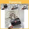 Trendy Pu Leather Urban Style Heart-shaped Crossbody Bag With Quilted Design