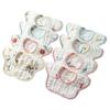 Maternal Baby Products Cotton Baby Bib Newborn Flower Shape Feeding Saliva Soft Towel Stereo Skin-friendly Breathable Burp Cloth