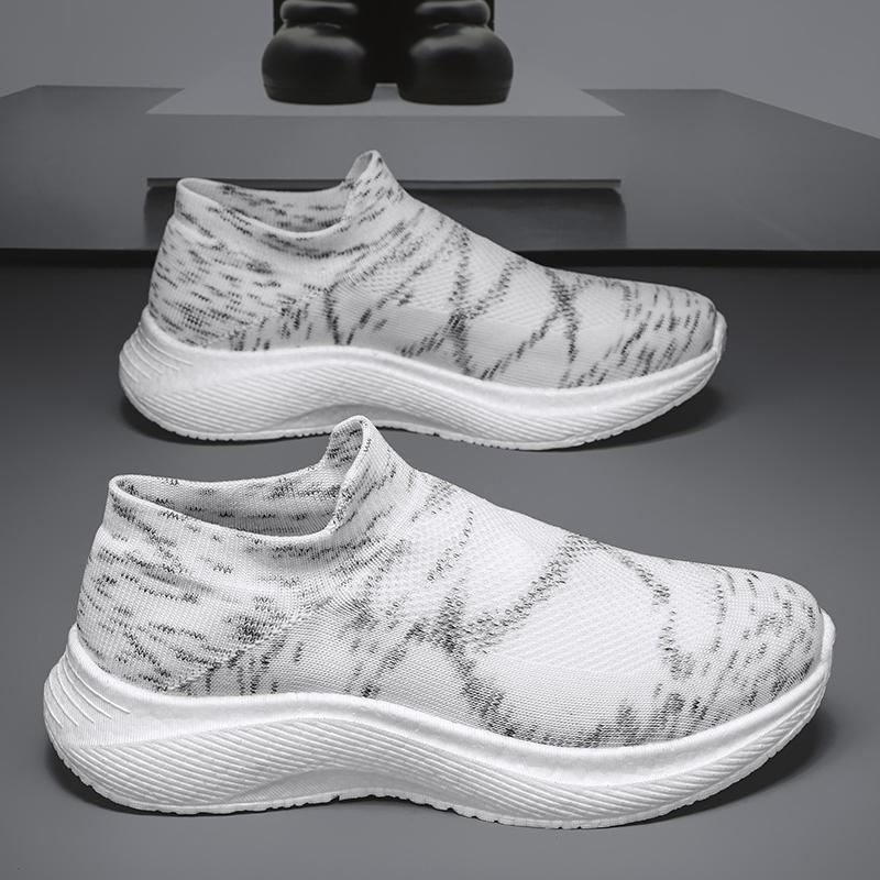 

Fashion Men s Sneakers Summer Fashion Men s Shoes Elastic Mesh Thick Sole Tennis Anti Slip New Casual Sports Outdoor Running Loafers 45