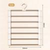 Multi-layer Stainless Steel Pants Rack Space Saving Closet Organizer Non-slip Magic Hanger for Trousers
