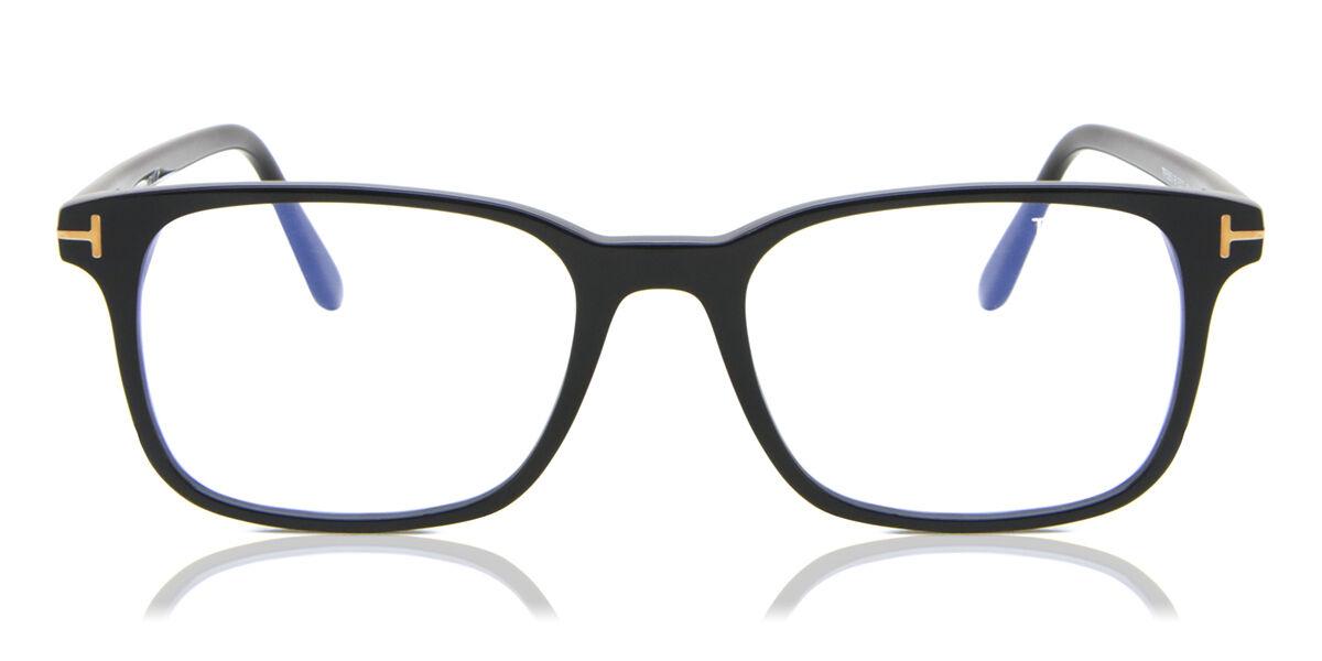 

Tom Ford Ft5831 B Blue Light Block 001 Men Eyeglasses Shiny Black/51-18-145
