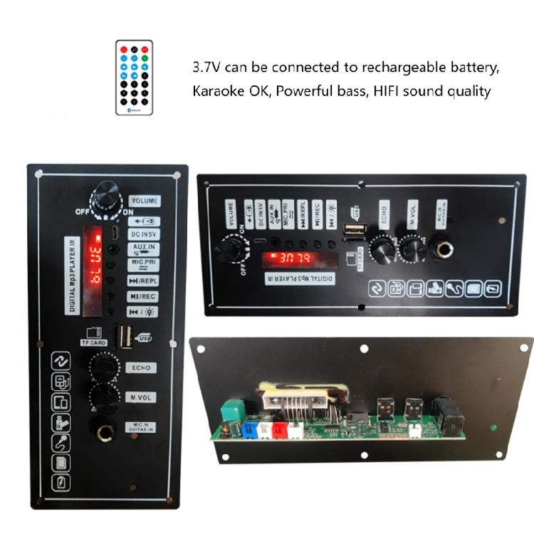Bluetooth-Compatible Sound Amplifier Module With FM Radio USB Memory Card Support Remote Control For Speaker Karaoke