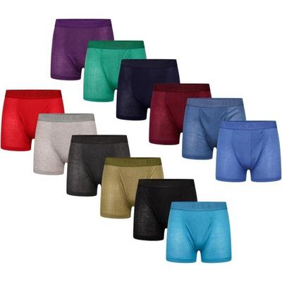 Harte & Soul Herren Einfache Bambus Boxershorts (Packung mit 12)