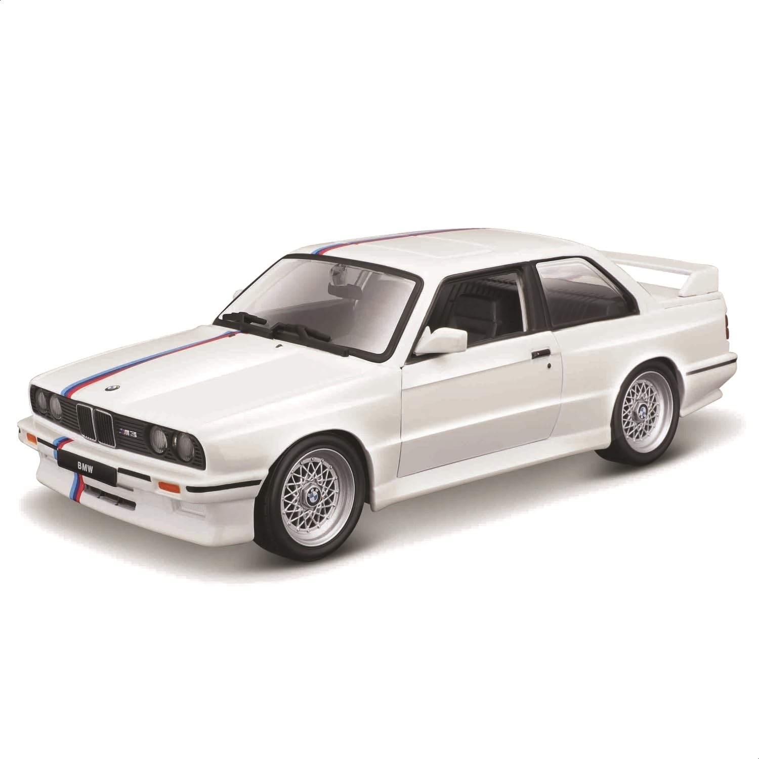 

Bburago 1/24 scale BMW M3 (E30) 1989 White / Diecast Model Car, Finished Product, 21100 W