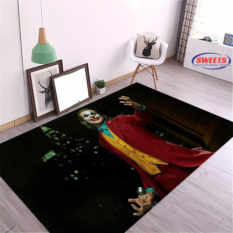 New Arrival! Classic Joker Carpet, Living Room Bedroom Office Area Children's Room of Choice, Non-slip Machine Washable Mat Gift