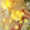 Christmas Decorations 6M 40LEDs Simulation Egg Flower String Lights Battery Powered Creative Garland Party Wedding Fairy Lights
