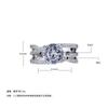 Design Temperament Ring Women'S Ring Classic Four-Claw Simulation Diamond Ring Proposal Engagement Ring