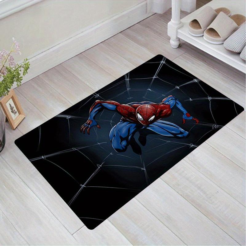 

1pc Spider-Man Pattern Area Rug Soft Flannel Floor Mat for Living Room,Office,Bedroom and Carpet,Sofa Coffee Table Floor Mat 60cm by 90cm