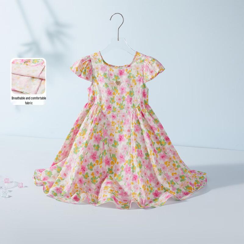 Disney Girls' Floral Summer Dress