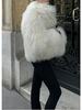 Available Now: 2024 Women's Fashion Solid Color Faux Fur Coat - Warm, Fuzzy, Long Sleeve Winter Outerwear.