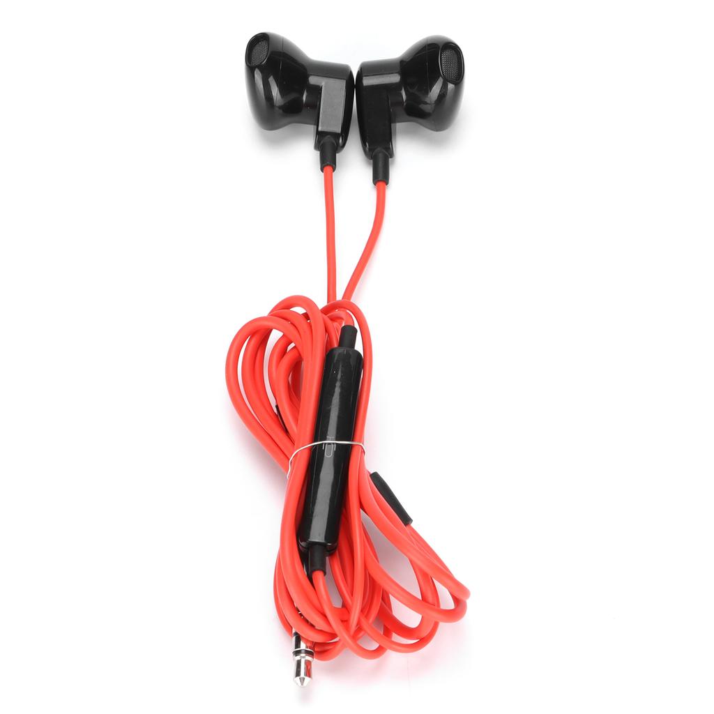 ME518 Wired Earphone 3.5mm Digital Earbuds with Volume Control for Android PhonesRed
