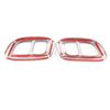 For 2020-2022 Mercedes-Benz GLC GLE GLS W167 X253 X167 Stainless Steel Tail Throat Exhaust Muffler Pipe Cover Paper Accessories